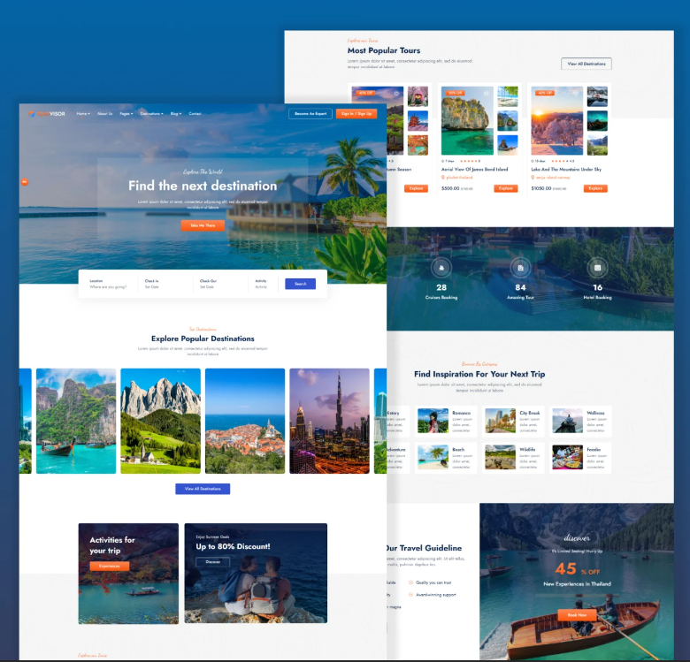 TourVisor Travel Booking Platform